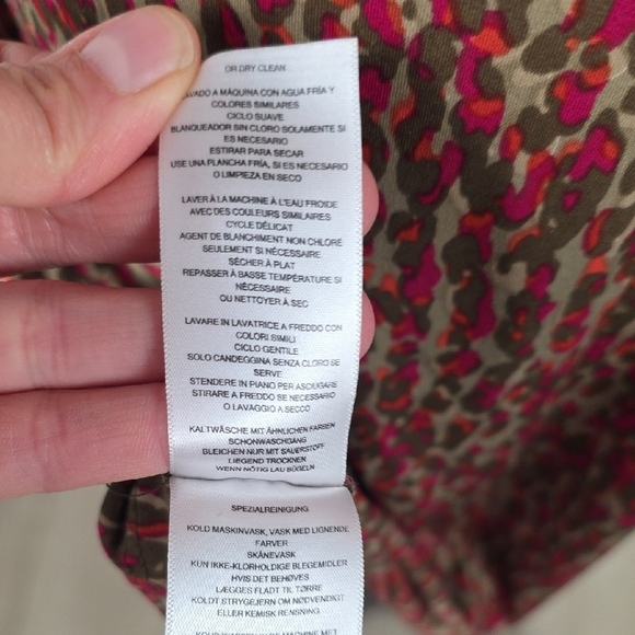 Michael Kors Sleeveless Ruched Leopard Print Sheath Dress Size M - Picture 9 of 10